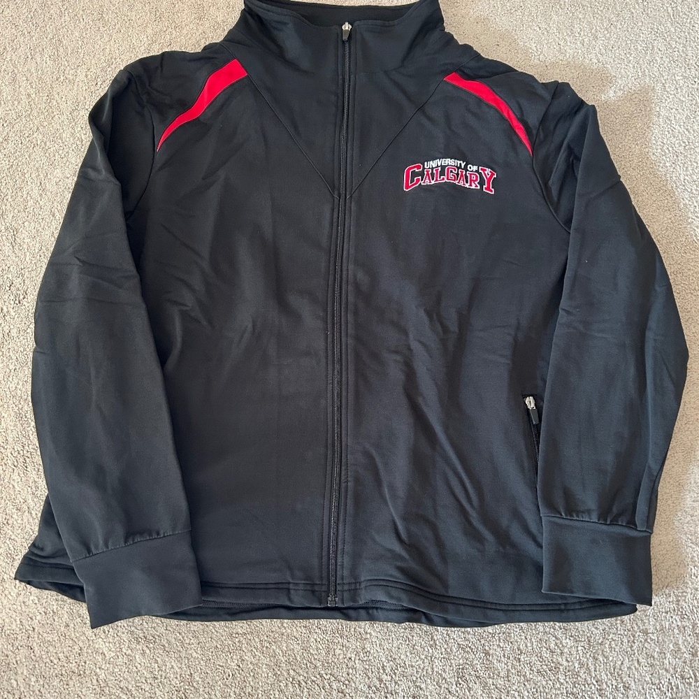 Men’s university of Calgary black jacket
